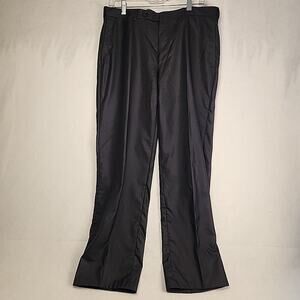 Ermenegildo Zegna Mila Men's Black Superfine Wool Mens Dress Suit Pants 34x28